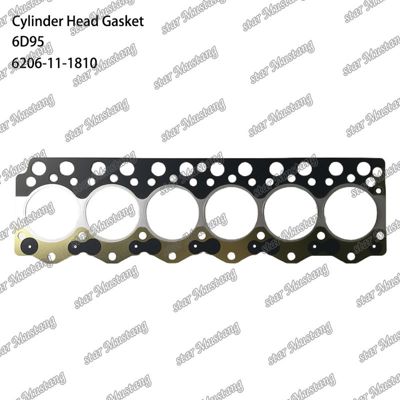 Gaskets 6D95 Metalen 6206-11-1810 Voor KUMATSU motoren
