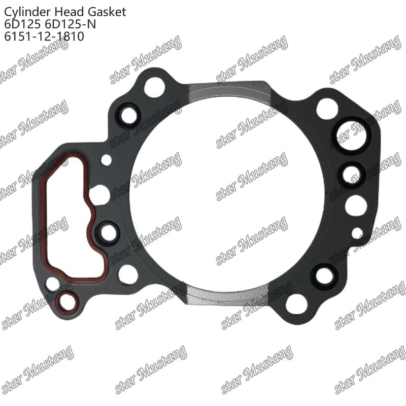 Gaskets 6D125 6D125-N 6151-12-1810 voor KUMATSU motoren