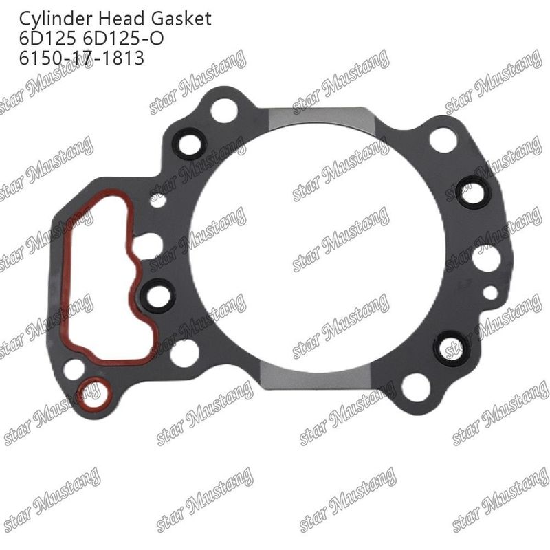 Gaskets 6D125 6D125-O 6150-17-1813 voor KUMATSU motoren