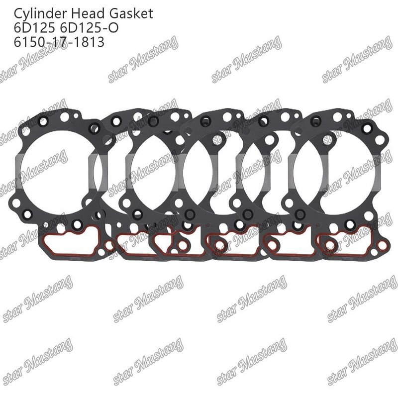 Gaskets 6D125 6D125-O 6150-17-1813 voor KUMATSU motoren