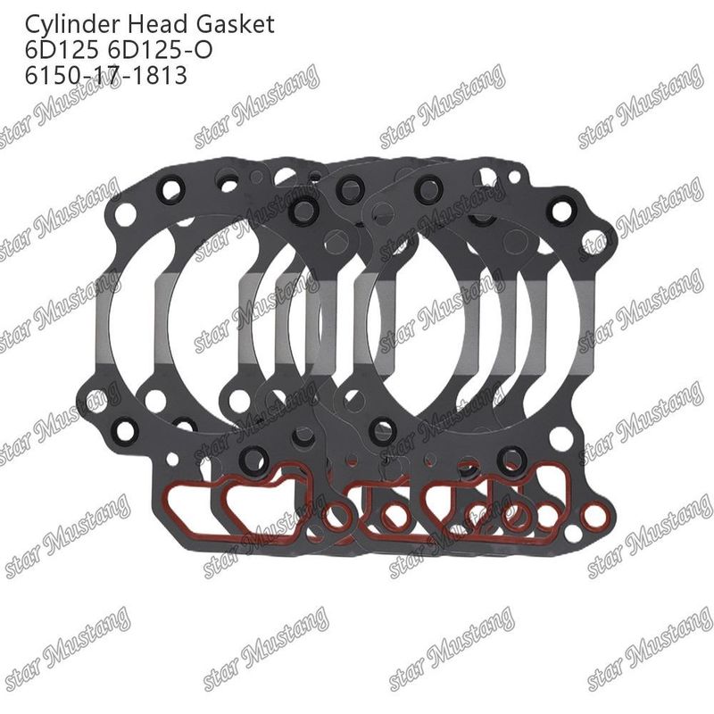 Gaskets 6D125 6D125-O 6150-17-1813 voor KUMATSU motoren