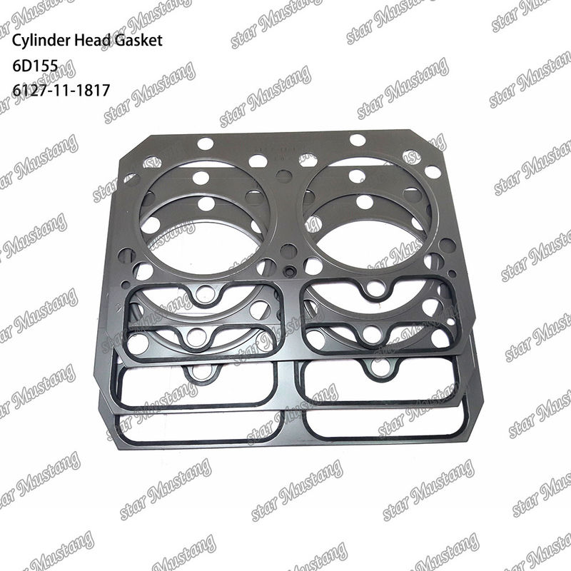 Gaskets 6D155 Metalen 6127-11-1817 Voor KUMATSU motoren
