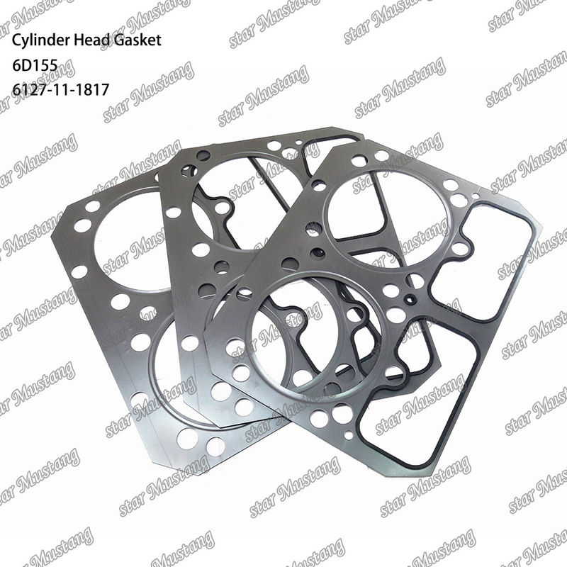 Gaskets 6D155 Metalen 6127-11-1817 Voor KUMATSU motoren