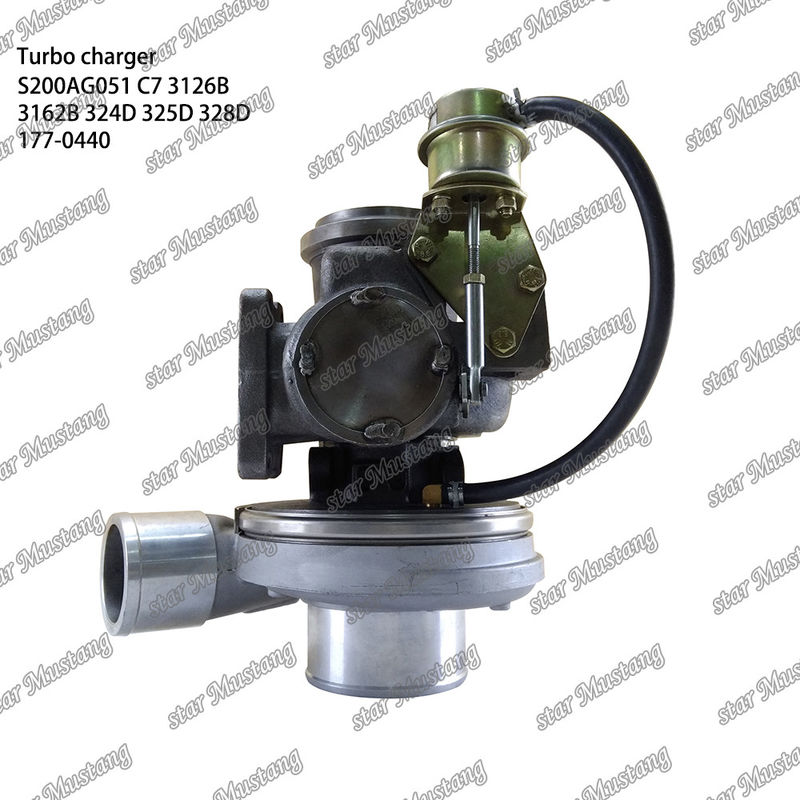 Turbocompressor S200AG051 C7 3126B 3162B 324D 325D 328D 177-0440 Motoronderdeel met integrale structuur en 6 maanden