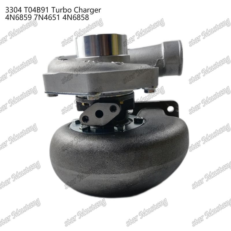 Turbocompressor T04B91 3304 4N6859 7N4651 4N6858 Motordeel met integrale structuur en 6 maanden