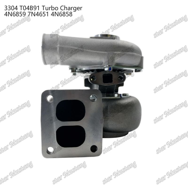 Turbocompressor T04B91 3304 4N6859 7N4651 4N6858 Motordeel met integrale structuur en 6 maanden