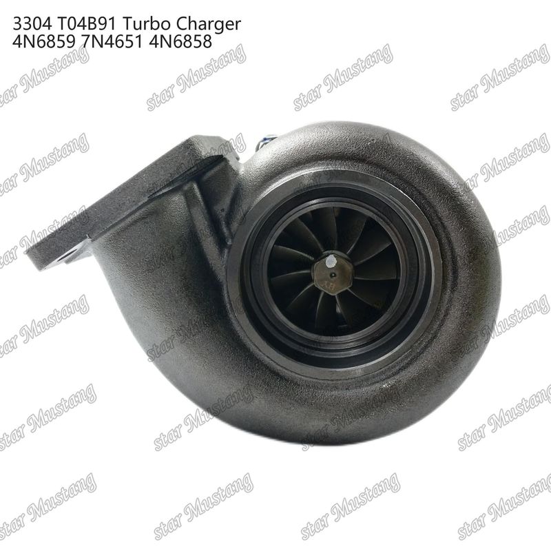 Turbocompressor T04B91 3304 4N6859 7N4651 4N6858 Motordeel met integrale structuur en 6 maanden