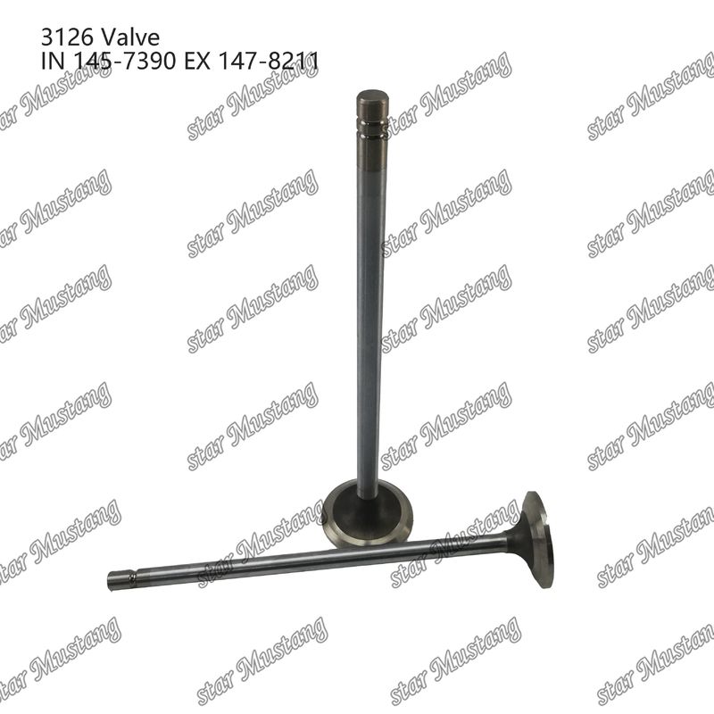 Valve 3126 Inlaat 145-7390 Uitlaat 147-8211 Geschikt voor Caterpillar motor onderdelen