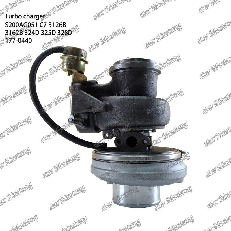 Turbocompressor S200AG051 C7 3126B 3162B 324D 325D 328D 177-0440 Motoronderdeel met integrale structuur en 6 maanden