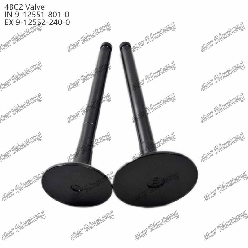 Valve 4BC2 9-12551-801-0 9-12552-240-0 Geschikt voor Isuzu motor reserveonderdelen