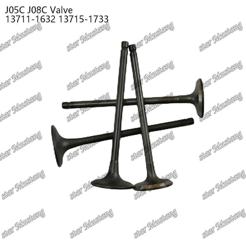 Valve J05C J08C 13711-1632 13715-1733 Geschikt voor Hino motor reserveonderdelen