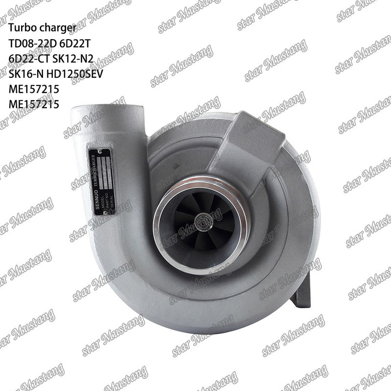 TD08-22D 6D22T 6D22-CT SK12-N2 SK16-N HD1250SEV Turbolader ME157215 ME157215 Voor Mitsubishi-motor