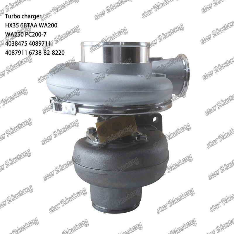 Integral Structure Turbocharger HX35 6BTAA WA200 WA250 PC200-7 4038475 4089711 4087911 6738-82-8220 Motoronderdeel