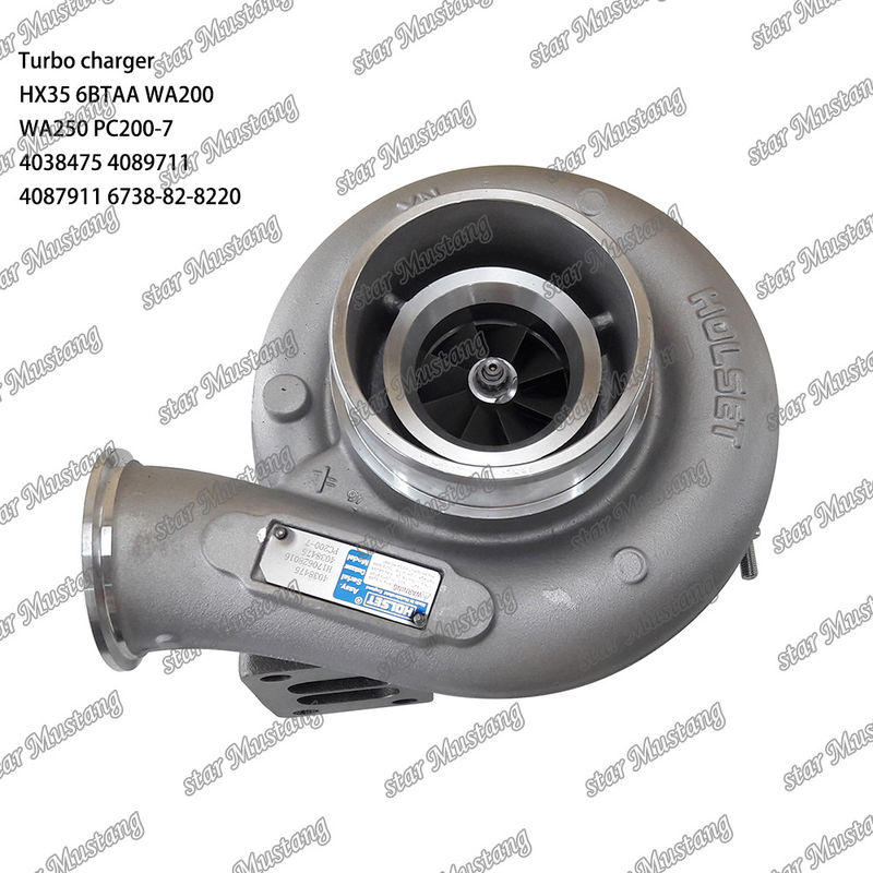 Integral Structure Turbocharger HX35 6BTAA WA200 WA250 PC200-7 4038475 4089711 4087911 6738-82-8220 Motoronderdeel