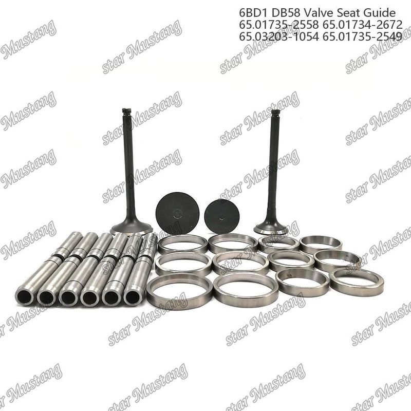 Valve Valve Seat Valve Guide 6BD1 DB58 65.01735-2558 65.01734-2672 65.03203-1054 65.01735-2549 Motordeel met integrale structuur en 6 maanden
