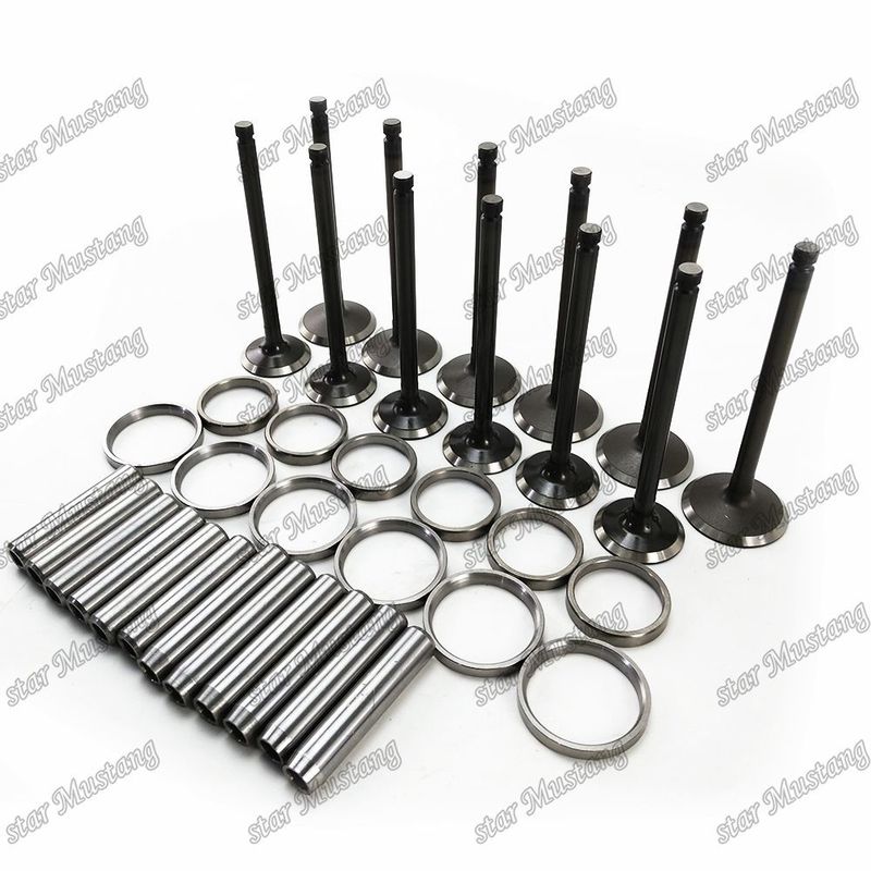 Valve Valve Seat Valve Guide 6D16T ME031014 ME031015 ME041131 ME031936 ME031888 Motordeel met integrale structuur en 6 maanden
