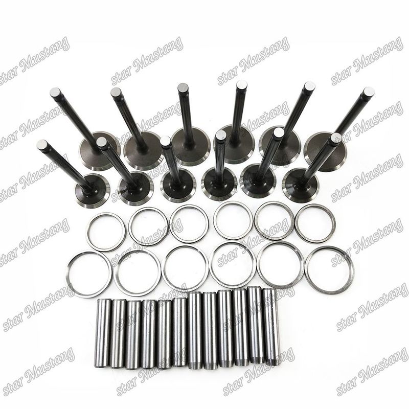 Valve Valve Seat Valve Guide 6D16T ME031014 ME031015 ME041131 ME031936 ME031888 Motordeel met integrale structuur en 6 maanden