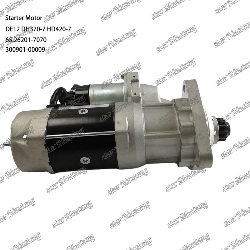 DE12 DH370-7 HD420-7 Motorstarter motor 24V 11T 9KW 65.26201-7070 300901-00009 Voor DOOSAN DAEWOO motor onderdelen