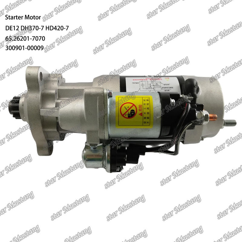 DE12 DH370-7 HD420-7 Motorstarter motor 24V 11T 9KW 65.26201-7070 300901-00009 Voor DOOSAN DAEWOO motor onderdelen