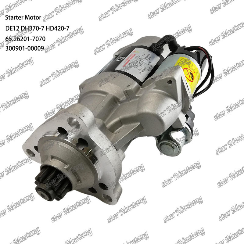 DE12 DH370-7 HD420-7 Motorstarter motor 24V 11T 9KW 65.26201-7070 300901-00009 Voor DOOSAN DAEWOO motor onderdelen