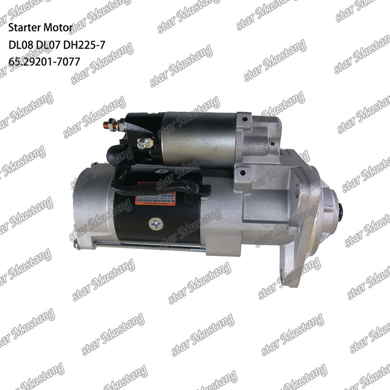 DL08 DL07 DH225-7 Motorstarter motor 24V 11T 5.5KW 65.29201-7077 Voor DOOSAN DAEWOO motor onderdelen