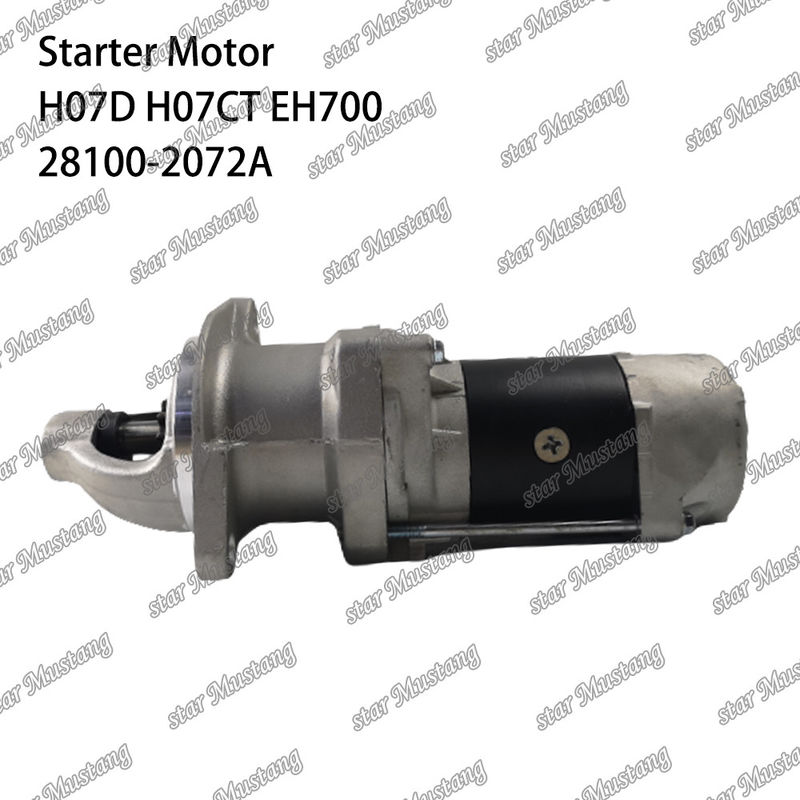 H07D H07CT EH700 EX220-5 Motorstartermotor 24V 11T 5.5KW 28100-2072A 28100-1443A 28100-2271 Voor HINO-motoronderdelen