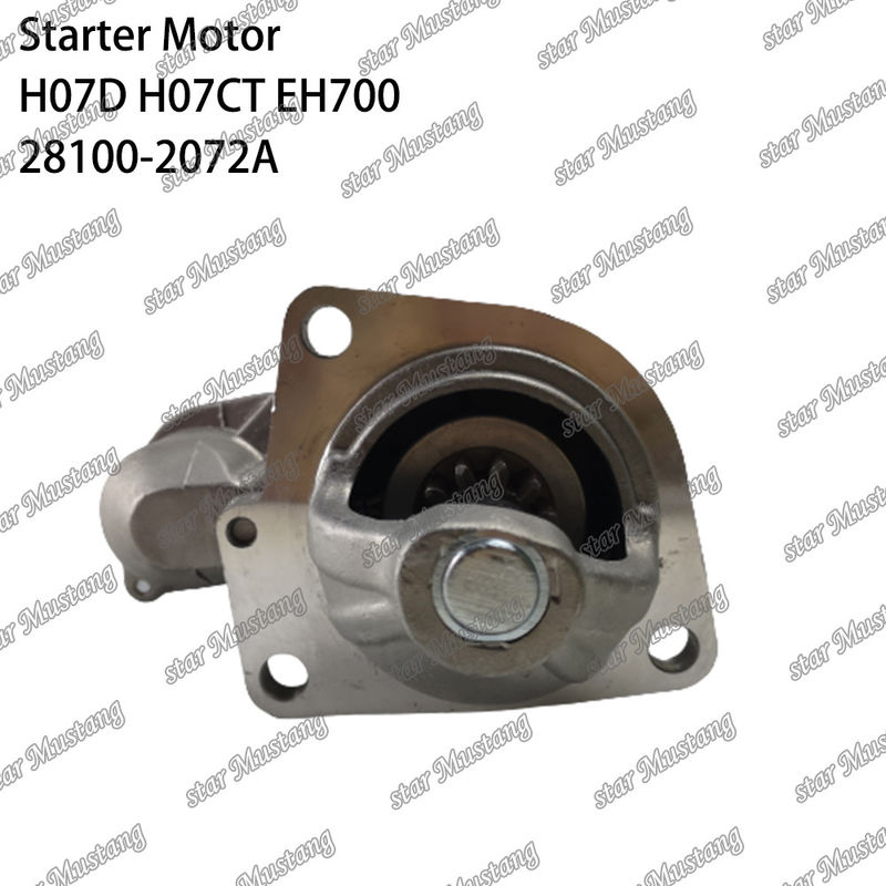 H07D H07CT EH700 EX220-5 Motorstartermotor 24V 11T 5.5KW 28100-2072A 28100-1443A 28100-2271 Voor HINO-motoronderdelen