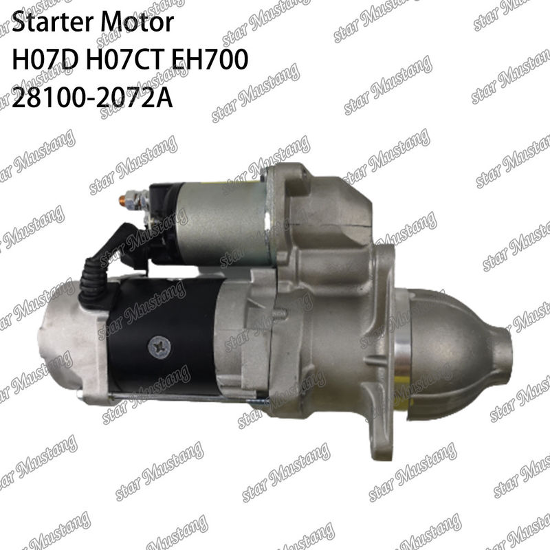 H07D H07CT EH700 EX220-5 Motorstartermotor 24V 11T 5.5KW 28100-2072A 28100-1443A 28100-2271 Voor HINO-motoronderdelen