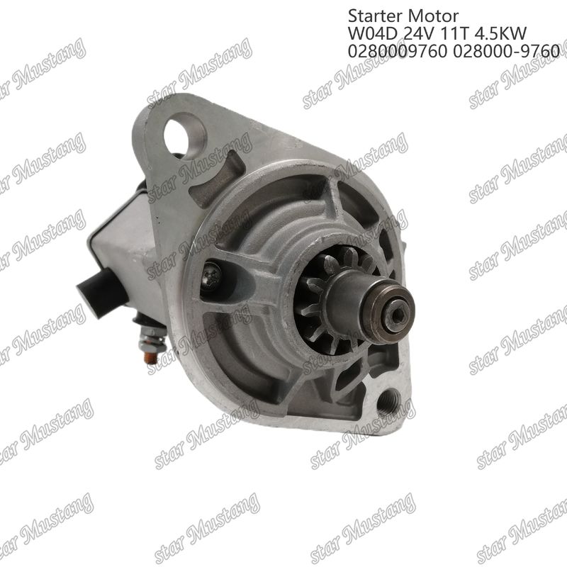 W04D Motorstarter motor 24V 11T 4.5KW 0280009760 028000-9760 Voor HINO motor reserveonderdelen