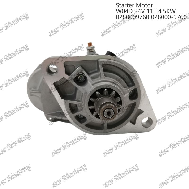 W04D Motorstarter motor 24V 11T 4.5KW 0280009760 028000-9760 Voor HINO motor reserveonderdelen