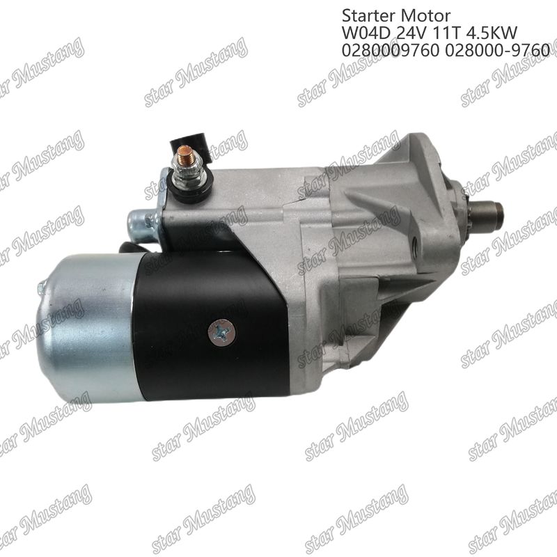 W04D Motorstarter motor 24V 11T 4.5KW 0280009760 028000-9760 Voor HINO motor reserveonderdelen