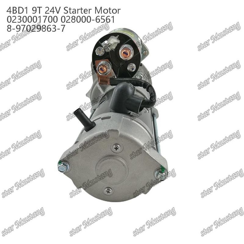 4BD1 Motorstarter motor 24V 0230001700 028000-6561 8-97029863-7 Voor ISUZU motor onderdelen