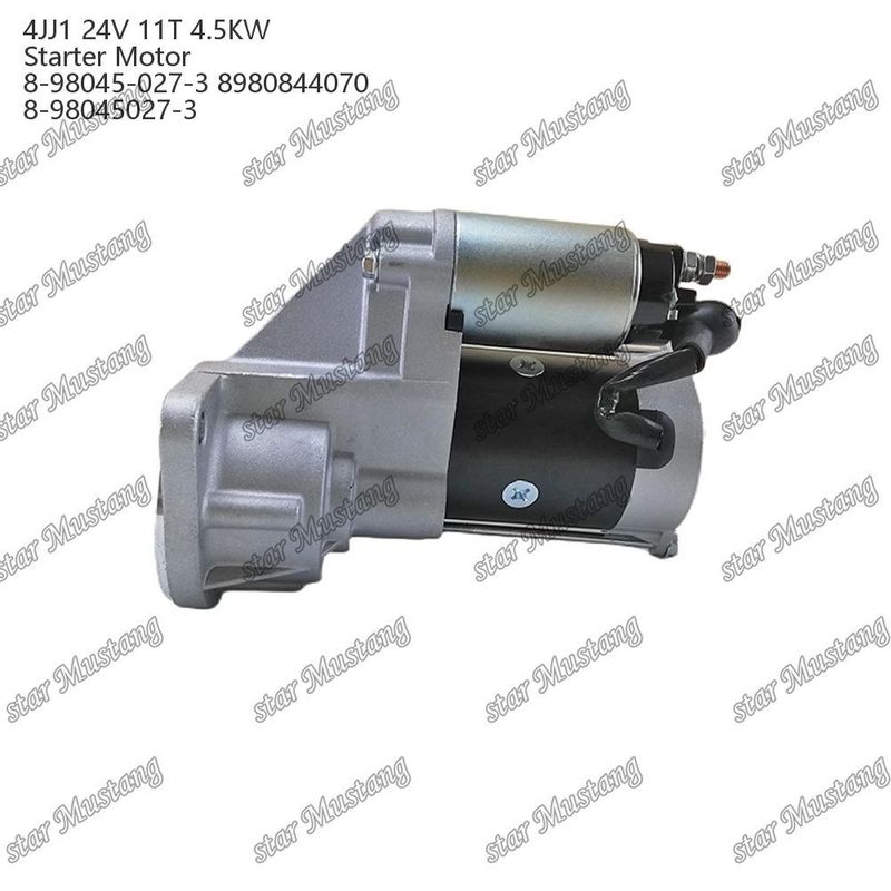 4JJ1 Motor Starter Motor 24V 11T 4.5KW 8-98045-027-3 8980844070 8-98045027-3 Voor ISUZU motor onderdelen