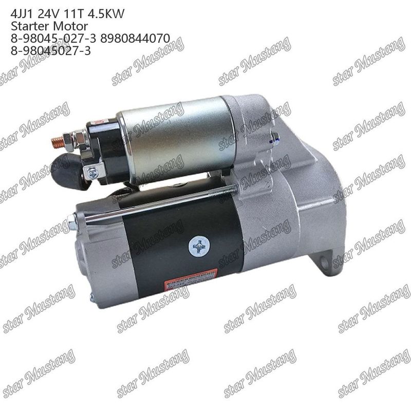 4JJ1 Motor Starter Motor 24V 11T 4.5KW 8-98045-027-3 8980844070 8-98045027-3 Voor ISUZU motor onderdelen