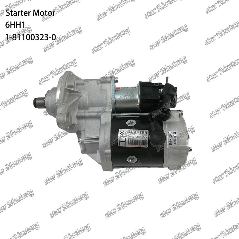 Situatie 6HH1 Motorstartermotor 11T 24V 5.0KW 1-81100323-0 1-81100307-0 Voor ISUZU motor reserveonderdelen