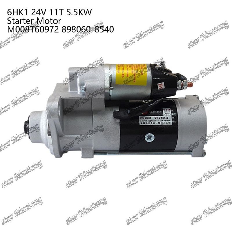 6HK1 Motor Starter Motor 24V 11T 5.5KW M008T60972 898060-8540 Voor ISUZU motor onderdelen
