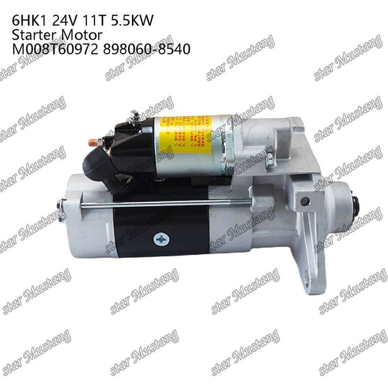 6HK1 Motor Starter Motor 24V 11T 5.5KW M008T60972 898060-8540 Voor ISUZU motor onderdelen