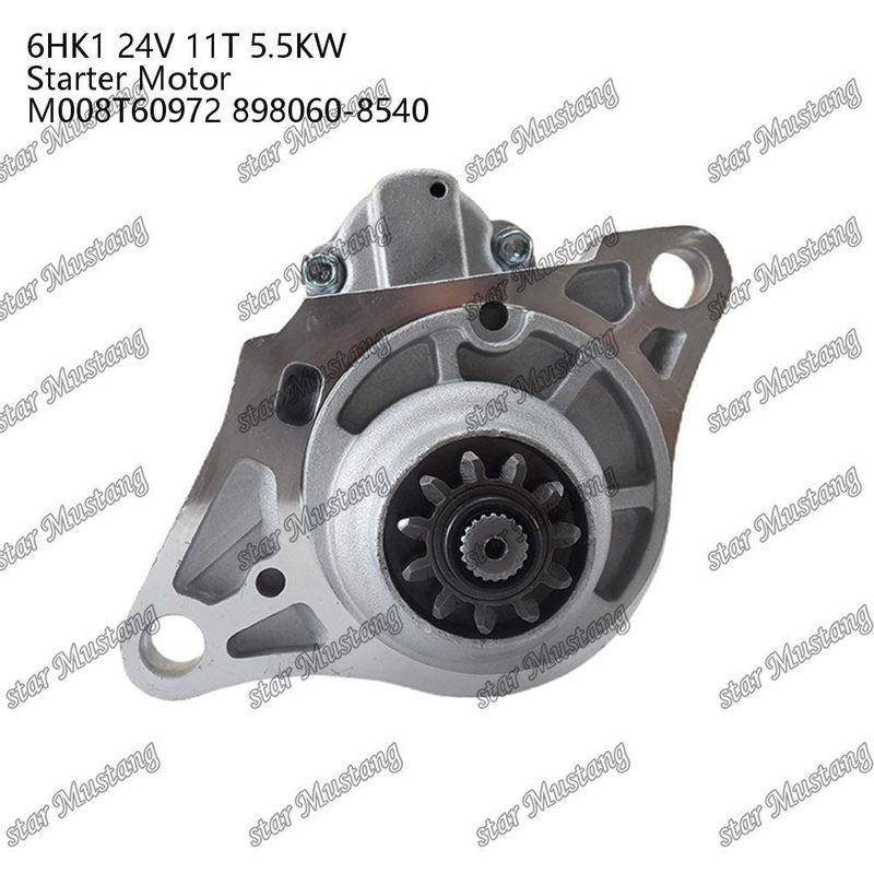 6HK1 Motor Starter Motor 24V 11T 5.5KW M008T60972 898060-8540 Voor ISUZU motor onderdelen