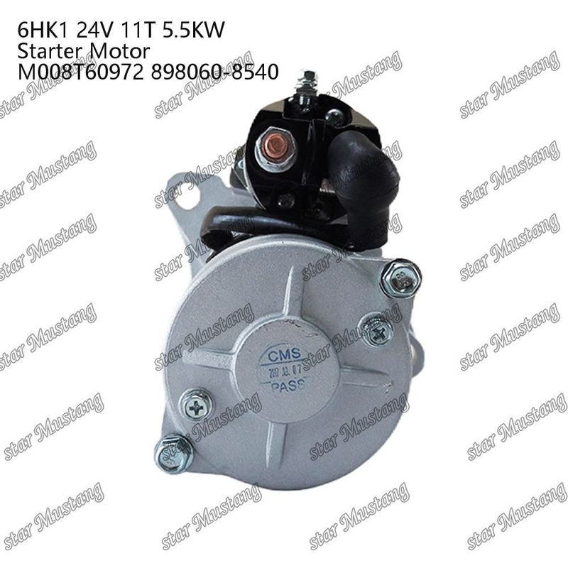 6HK1 Motor Starter Motor 24V 11T 5.5KW M008T60972 898060-8540 Voor ISUZU motor onderdelen