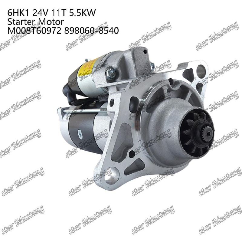 6HK1 Motor Starter Motor 24V 11T 5.5KW M008T60972 898060-8540 Voor ISUZU motor onderdelen