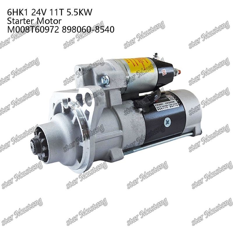 6HK1 Motor Starter Motor 24V 11T 5.5KW M008T60972 898060-8540 Voor ISUZU motor onderdelen