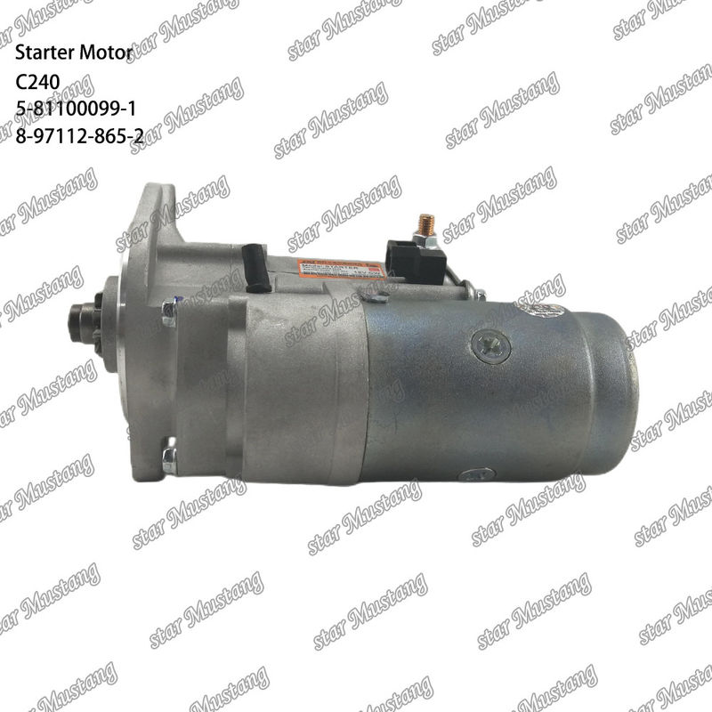 C240 Motor Starter Motor 9T 12V 5-81100099-1 8-97112-865-2 Voor ISUZU motor onderdelen