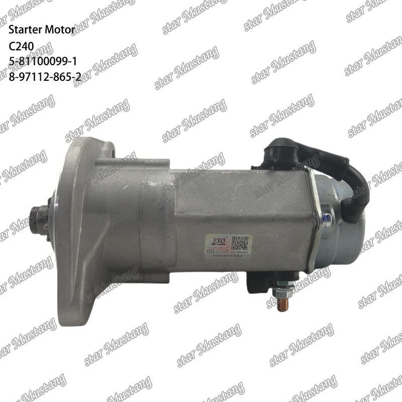 C240 Motor Starter Motor 9T 12V 5-81100099-1 8-97112-865-2 Voor ISUZU motor onderdelen