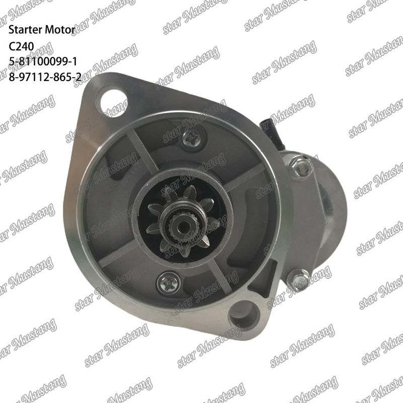 C240 Motor Starter Motor 9T 12V 5-81100099-1 8-97112-865-2 Voor ISUZU motor onderdelen