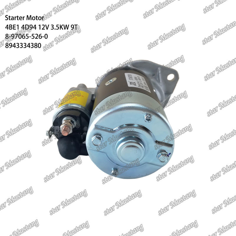 Startmotor 4BE1 4D94 12V 9T 8-97065-526-0 8943334380 Geschikt voor voor Komatsu motoronderdelen