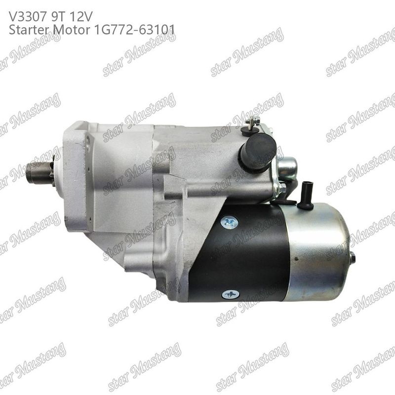 Startmotor V3307 9T 12V 1G772-63101 Geschikt voor voor KUBOTA motoronderdelen