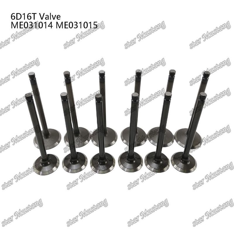 Integral Structure Valve 6D16T IN ME031014 EX ME031015 Dieselmotor Onderdeel Originele voorraad met online ondersteuning Na