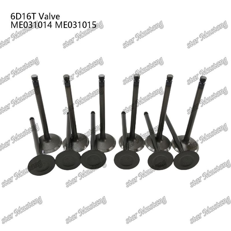 Integral Structure Valve 6D16T IN ME031014 EX ME031015 Dieselmotor Onderdeel Originele voorraad met online ondersteuning Na