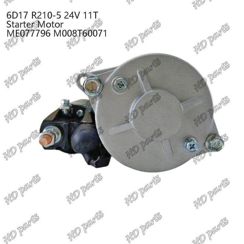 6D17 24V 11T R210-5 ME077796 M008T60071 Dieselmotor Startmotor Overige Certificering