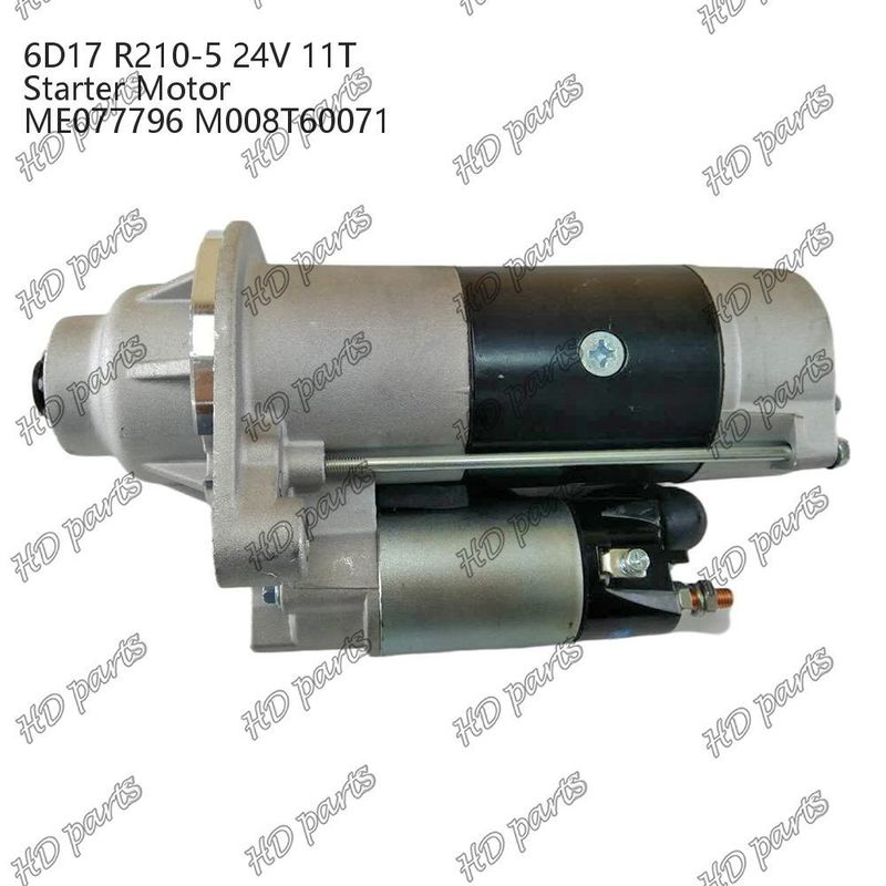 6D17 24V 11T R210-5 ME077796 M008T60071 Dieselmotor Startmotor Overige Certificering
